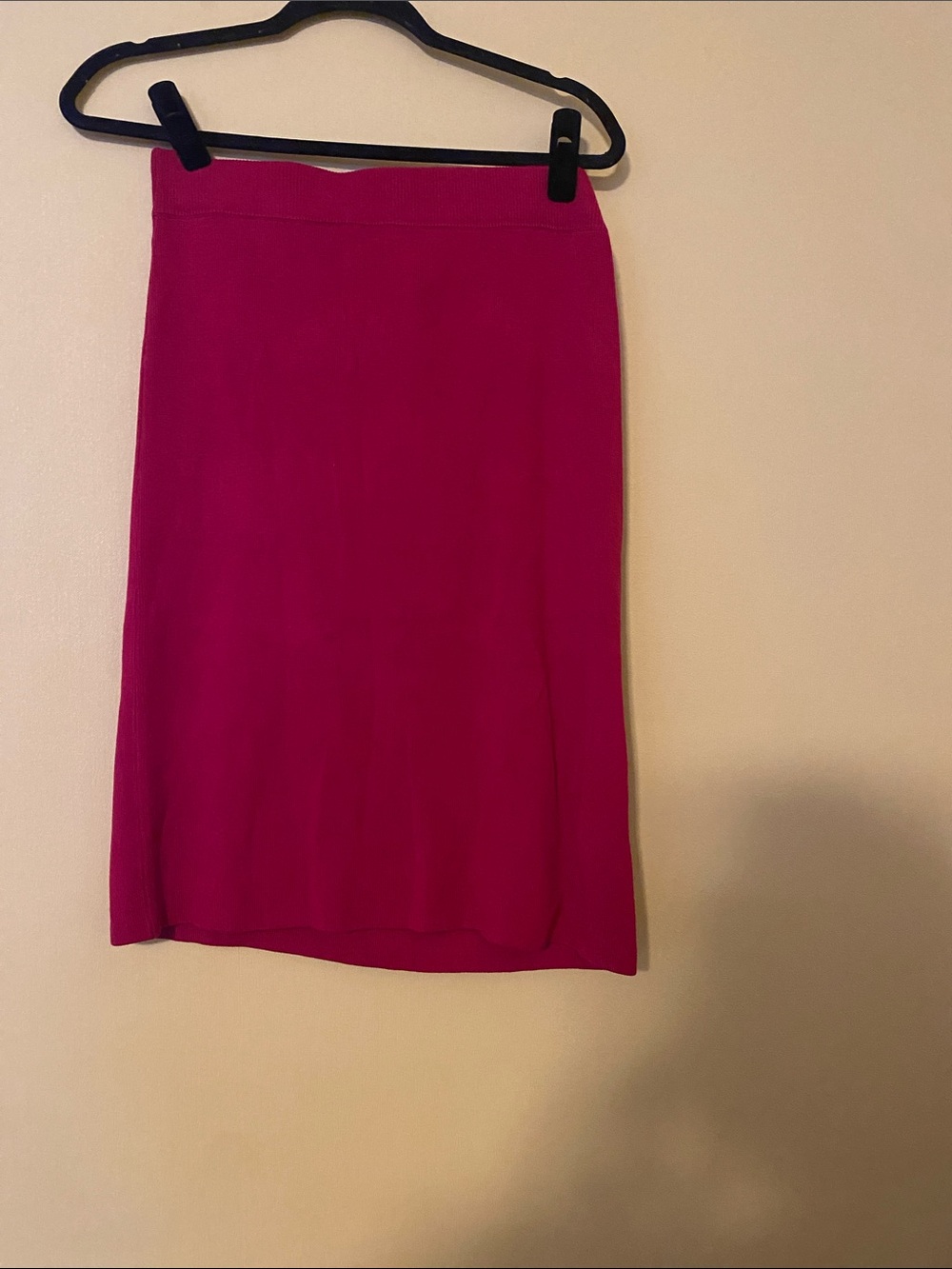 Classic Women's Pink Pencil Sweater Skirt